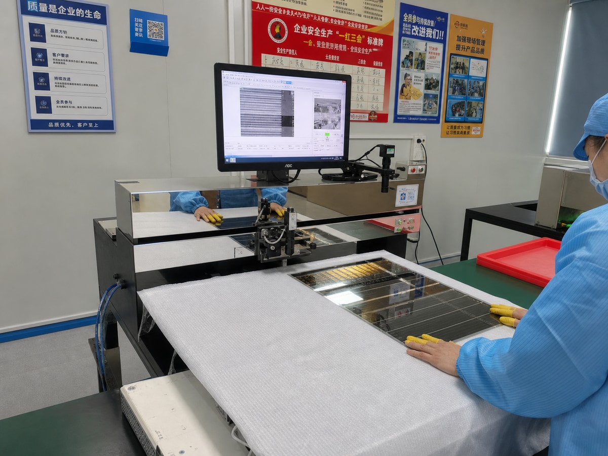 Display module packaging process